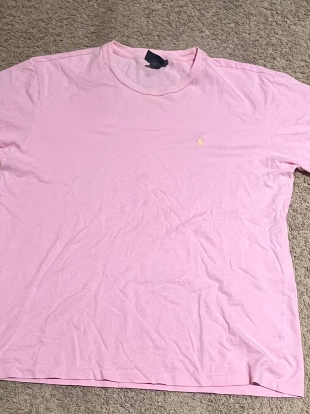 Pink Polo Ralph Lauren cotton t-shirt in a M #preppy #classic